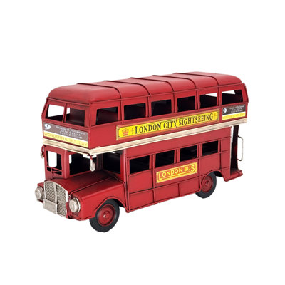 Double Decker Bus Metal Model