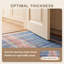 Tapis Thistle moderne minimaliste à bordure géométrique turquoise, rose et crème, lavable à la machine, antidérapant, à poils courts, pour l'intérieur et l'extérieur, adapté aux animaux domestiques, idéal pour le salon, la chambre, la salle à manger, l'entrée, le corridor ou le bureau.-1993010443