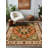 Isabel Collection Digital Print Cotton-Polyester Beige Brown Green Moroccan Rug-979303643