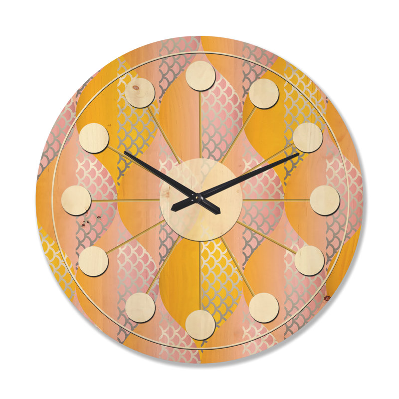 Horloge murale géométrique, Grand