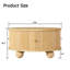 Table basse ronde cannelée avec rangement-625580417