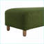 Repose-pieds, siège simple et repose-pieds en pin massif vert forêt | Bois | Brun-766420870