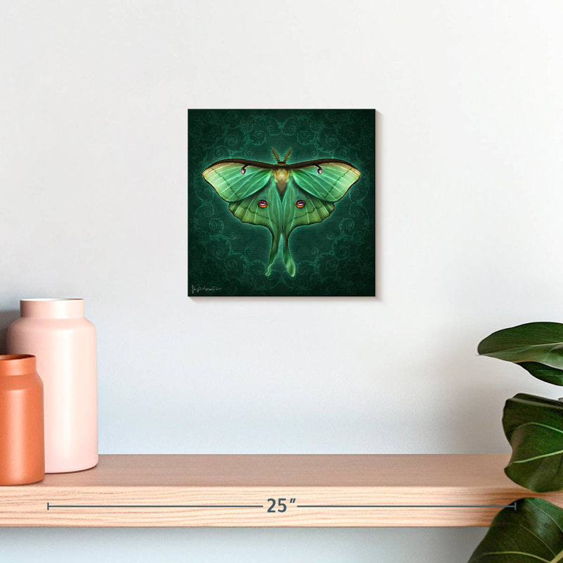 Bramp Steampunk Luna Moth II, H 10 po x l 10 po