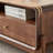 Black walnut solid wood end table-106238259