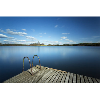 Hedgepeth Wooden Pier by MLiberra - Wrapped Canvas Photograph