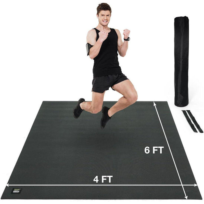 Très grands tapis d'exercice antidérapants WF, L 72 po x l 48 po