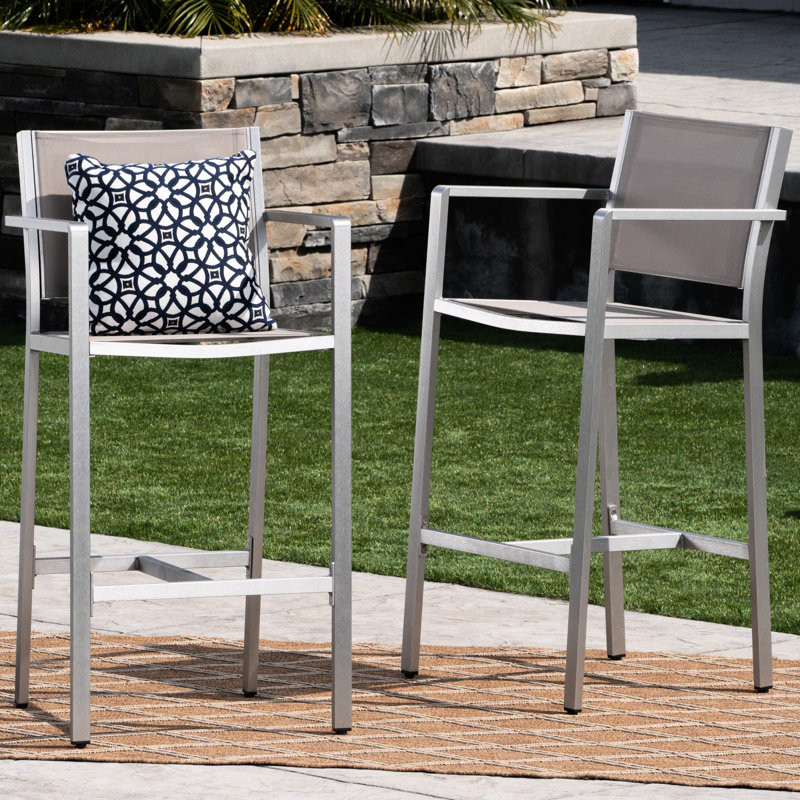 29.50" Patio Seating Assortments, Silver Rust-, Grey Mesh  2 Garden Combos, Rust,