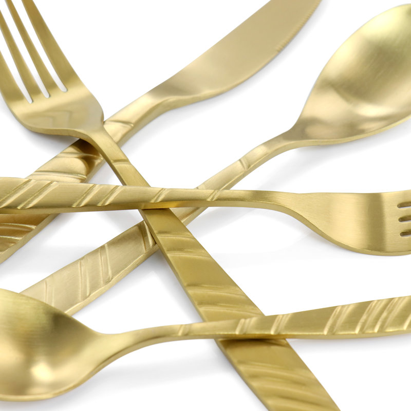 MegaChef Stainless Steel Flatware Set - Service for 4