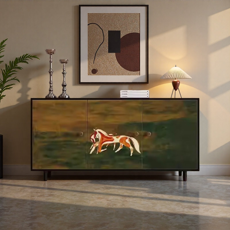Retro Three-Door Sideboard
