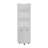 Malibu Freestanding Linen Cabinet, 2-Doors, Open Shelves -White-837420667