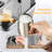 Ollygrin Espresso Machine 20 Bar, Stainless Steel Cappuccino & Latte Machine with Steam Frother for Home, 49oz Water Tank, Silver