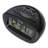 Atomic Tabletop Clock in Black with Alarm