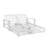 Hoyt Outdoor Metal Double Chaise Lounge-391299421-368735746