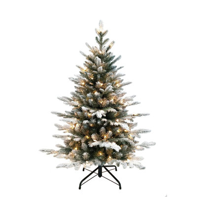 Lighted Pine Christmas Tree