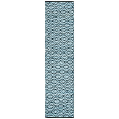 Tapis géométrique tissé à la main Montauk