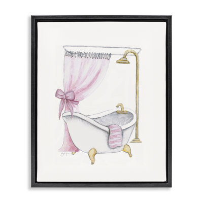 Cadre flottant pour salle de bain Simple Glam, design par Janet Tava