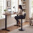 Swivel Height Adjustable Bar Stools Faux Leather Upholstered Counter Stools With Metal Frame-662277681