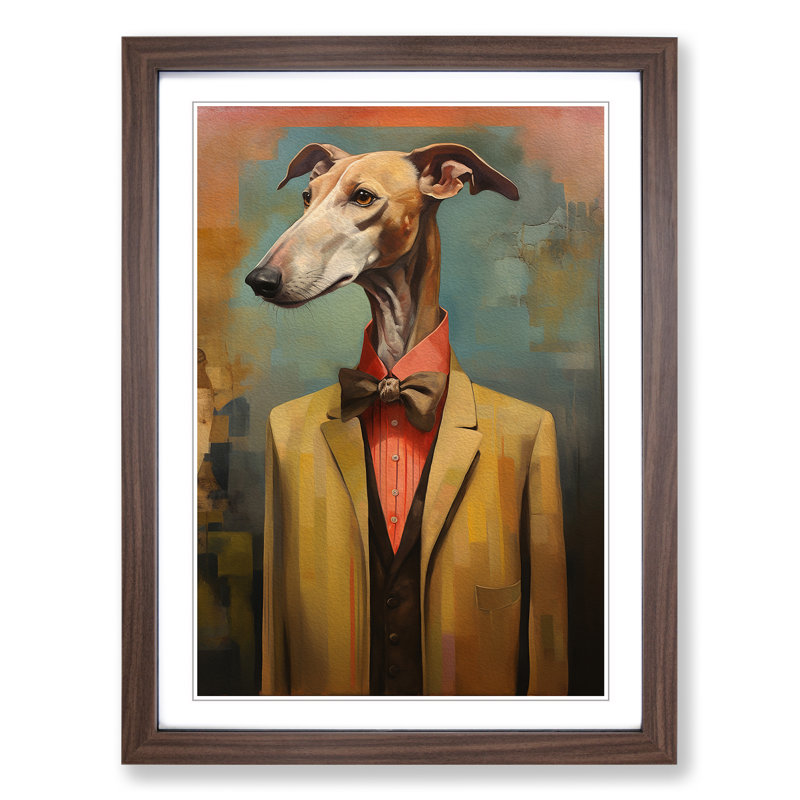 Greyhound Orphism - Framed Print