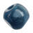 Curvy Polka Dot Glass Vase, Blue/White-1816517174