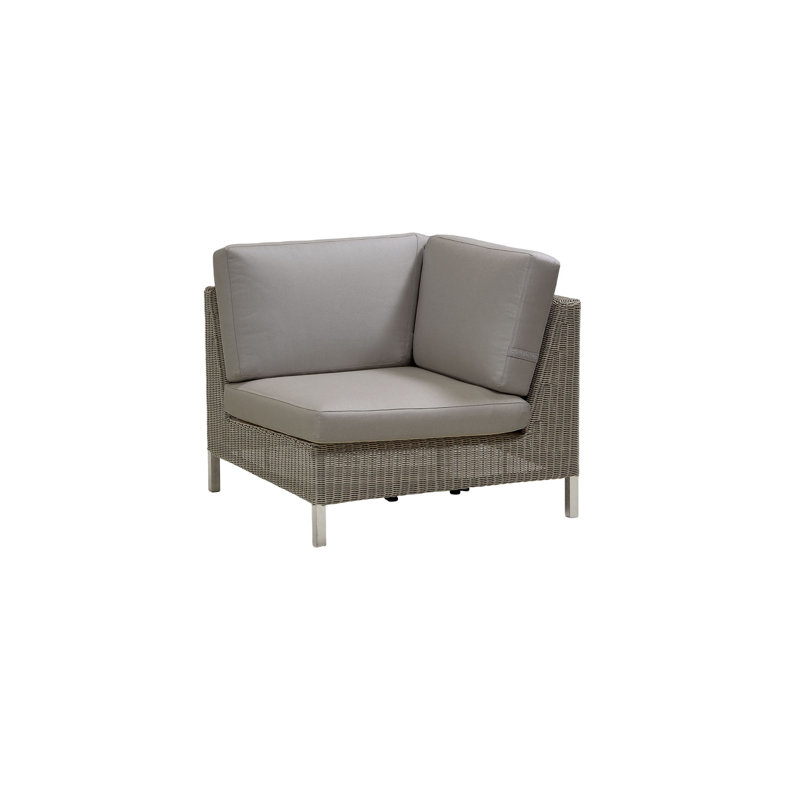 Connect Patio Chair with Cushions, Taupe