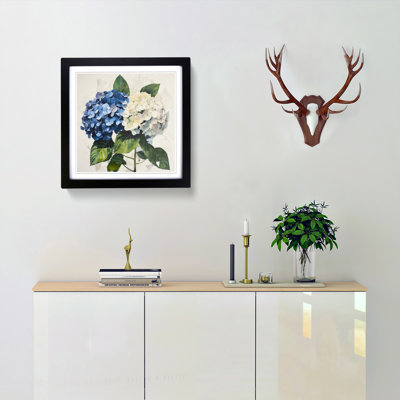 Hydrangea Bauhaus No.1 - Framed Print