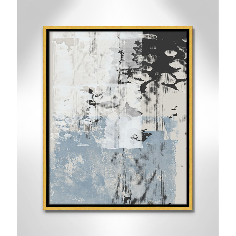 «Reflections In Blue II» par Isabelle Z, Or, H 21,5 po x l 17,5 po