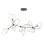 Celesse 6 - Light Unique Geometric Chandelier