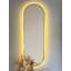 Delmarie Metal Oval Mirror