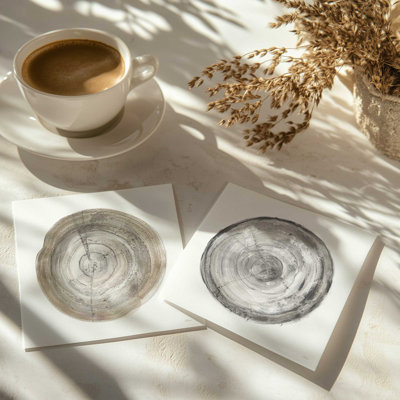 Rings of Time Duo II Set of 2 Canvas Prints