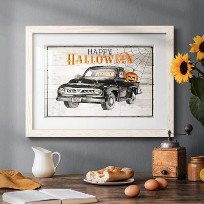 Happy Halloween, impression sur papier encadrée