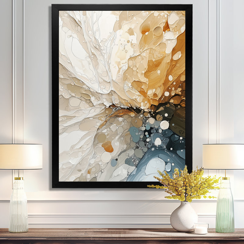 Ockeline - Abstract Canvas Prints, Noir, noir, noir, noir, H 20 po x l 12 po, Reproduction encadrée d'une seule photo