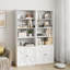 Bibliothèque haute, 6 tablettes en bois-347003766