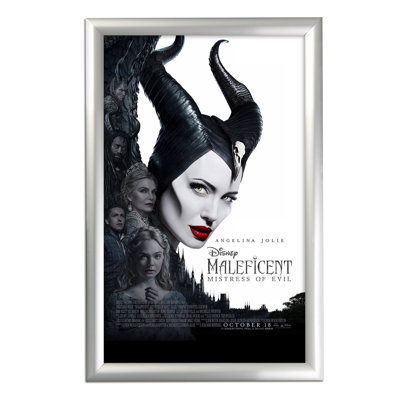 M&T Displays Poster Frame Silver 11x17 Aluminum, Front Loading, Wall Mounting, Snap Frame Display for Picture, Document, Certificate or Sign with Mitred Corner