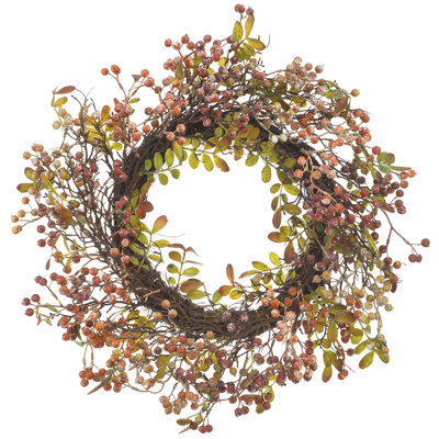 24" Faux Berry Wreath