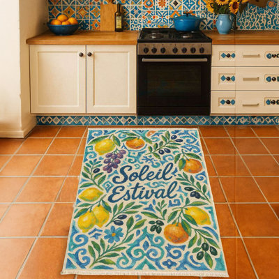 Chemin de table français "Soleil Estival"