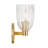 Whistler 1-Light Wall Sconce in Natural Brass