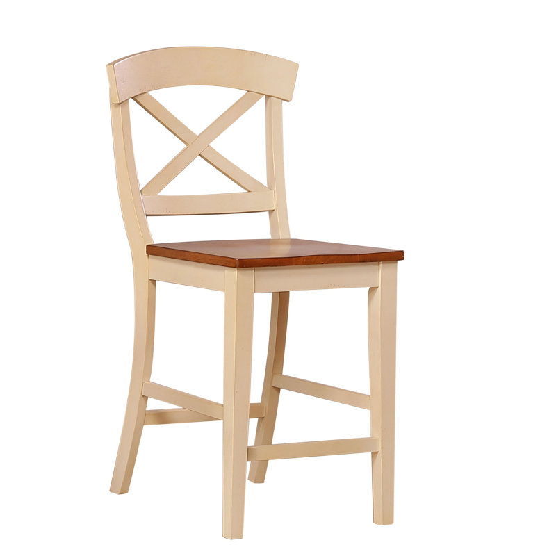 Tabouret de comptoir 24 po Claudell, Caramel, Biscotti