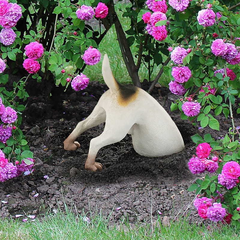 Terrence the Terrier Digging Figurine