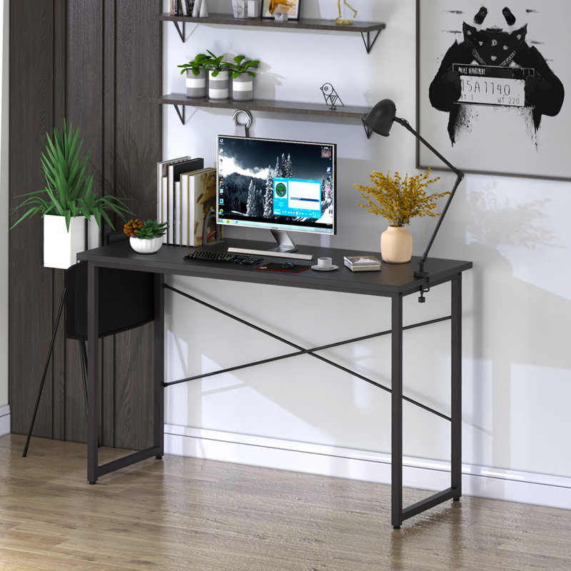 Bureau Modern, Noir / Noir, H 30 po x l 40 po x P 20 po