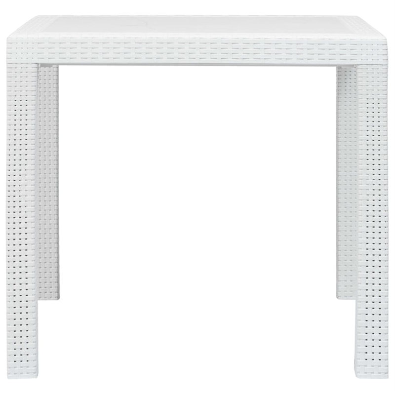 Bruan Plastic Coffee Table, White