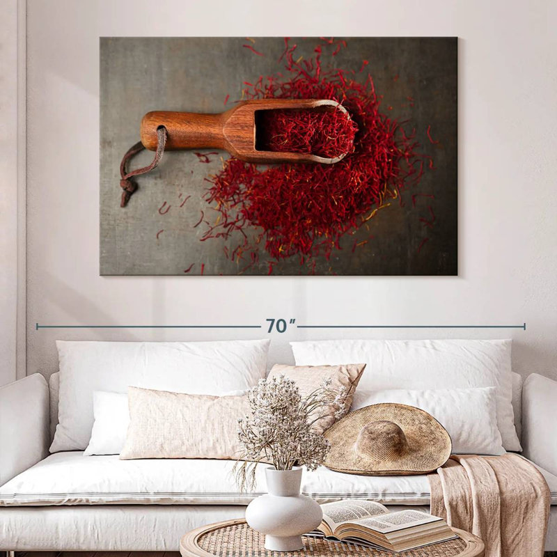 Yarlin Red Spice, 34" H x 51" W