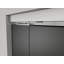 Porte pliante en panneau de fibres à densité moyenne noire 36 po x 80 po avec quincaillerie et poignée | Idée de cadeau-126180641