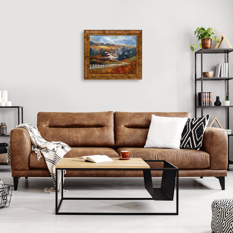 «Sechery in Autumn», reproduction d'art sur toile, H 25,75 po x l 29,75 po x P 2 po, Cadre de toile à la Havane