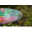 Glass Single Tier Birdbath