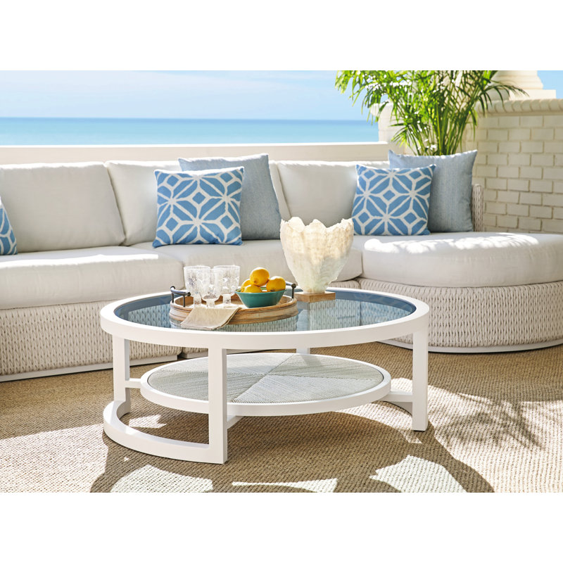 Ocean Breeze Promenade Round Cocktail Table