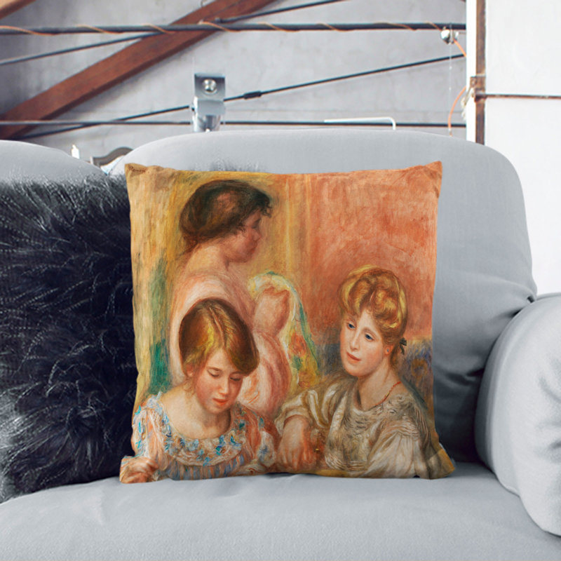 Embroiderers Scatter Cushion, 40cm H x 40cm W x 15cm D