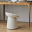 Tabouret, fausse laine d'agneau