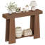 Console de style champêtre pour entrée, table d'appoint pour canapé, table d'entrée avec étagères à 2 niveaux-834561643