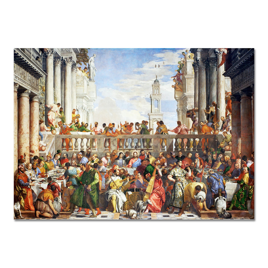 Kunststoffbild Le Nozze Di Cana von Paolo Veronese