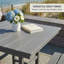 Table de salle à manger pliante carrée 1 pièce Hdpe-486293795
